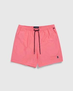 Slip de Bain Psycho Bunny Malta Hydrochromic Swim Trunk Rose Homme | ATE-06367143